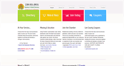 Desktop Screenshot of leecountychamber.com